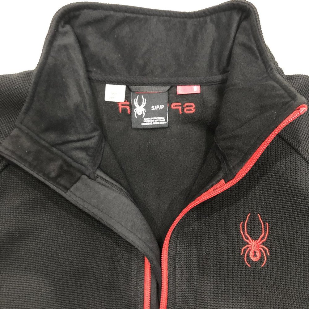 Spyder Black Steller Full-Zip Jacket (For Men)